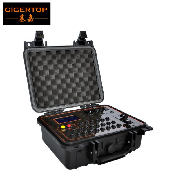 TIPTOP-Stage-Light-Cold-Fireworks-DMX-Controller-ABS-Plastic-Housing-LCD-Display-Support-1-180-Units